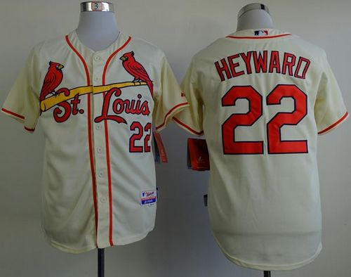 Cardinals #22 Jason Heyward Cream Cool Base Stitched MLB Jersey - Click Image to Close